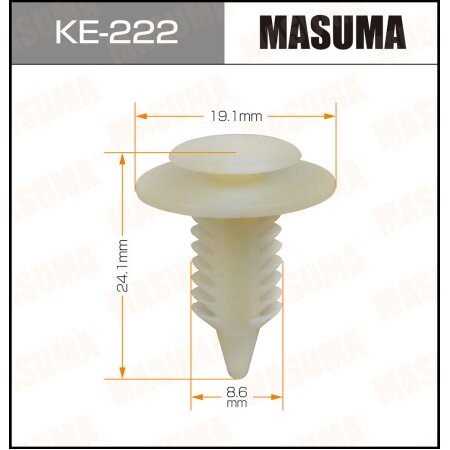 Клипса  пластм. крепежная  KE-222  (50)   Европа