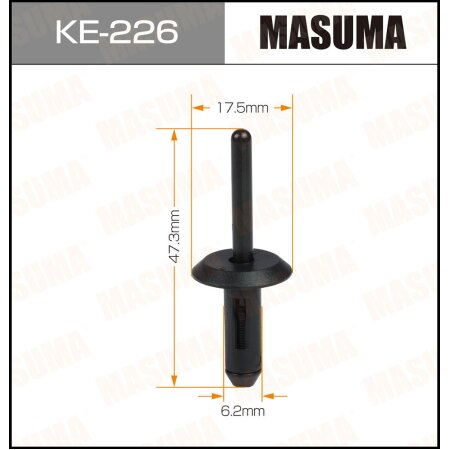 Клипса  пластм. крепежная  KE-226  (50)   Европа