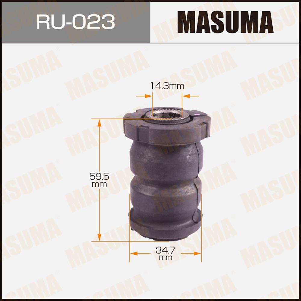 Сайлентблок Masuma, RU-023. | Masuma - запчасти для иномарок оптом от ...