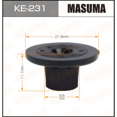 Клипса  пластм. крепежная  KE-231  (50)   Европа