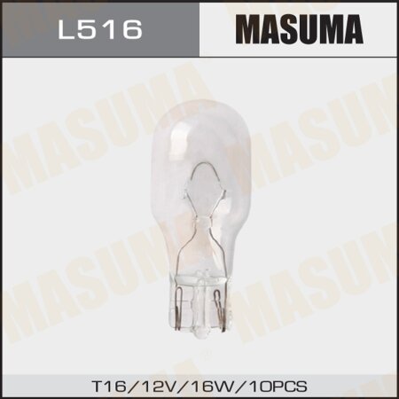 Купить оптом Лампа Masuma T16 12v 16W, L516. | Masuma - запчасти для ...